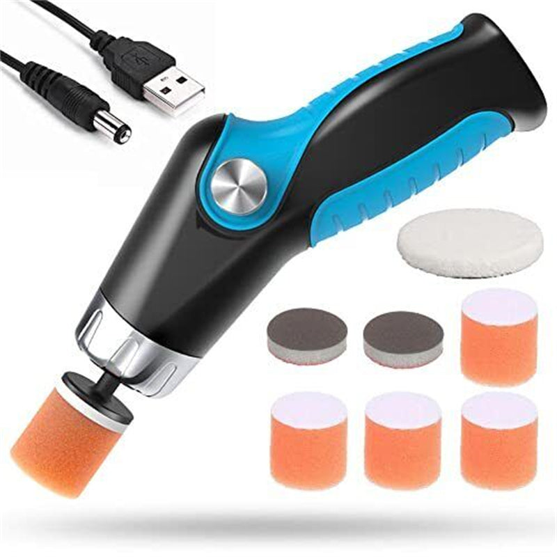 Mini Polishing Machine Car Rechargeable Buffer Polisher Cordless Cars Scratch Repair Polisher Electric Waxing Automobile Care