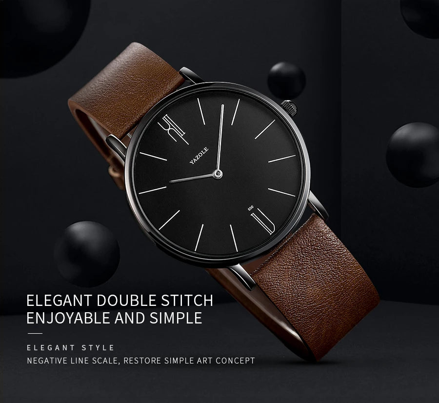 Outdoor Men Watch Genuine Leather Military Sports Analog Quartz Wristwatch Decoration Business Man Clock Calendar montre homme