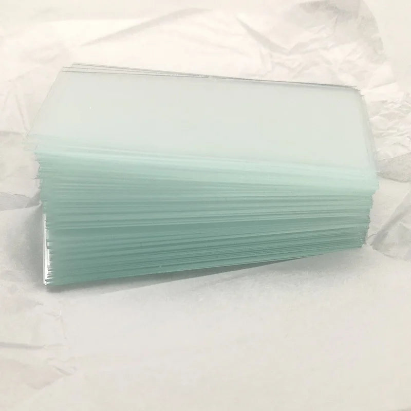 100PCS 24x50 mm Microscope Glass Slides Cover Slips Blank Slides Microscope Accessories 0.13-0.17 mm Thickness