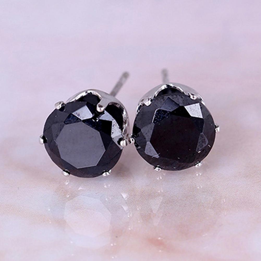 2pcs Steel Earring Studs Ear Piercing Birthstone Gem Ear Stud Earrings Gold/Silver color Studs Tragus Cartilage Body Jewelry