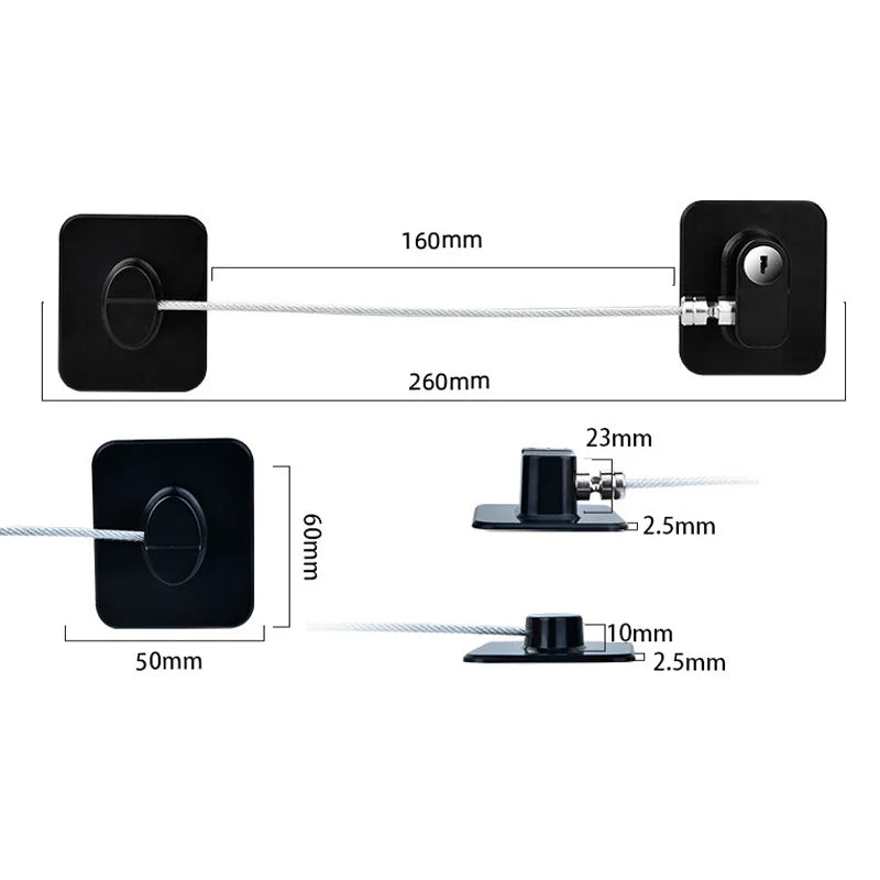 Password Baby Safety Door Window Lock Key for Children Kids Home Security Protection Baby Care Cabinet Refrigerator Locks Drawer