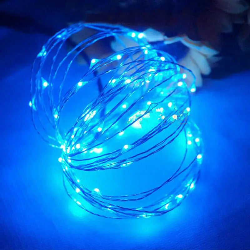 1M 2M 3M 5M 10M Copper Wire LED String lights Holiday lighting Fairy Garland For Christmas Tree Wedding Party Decoration