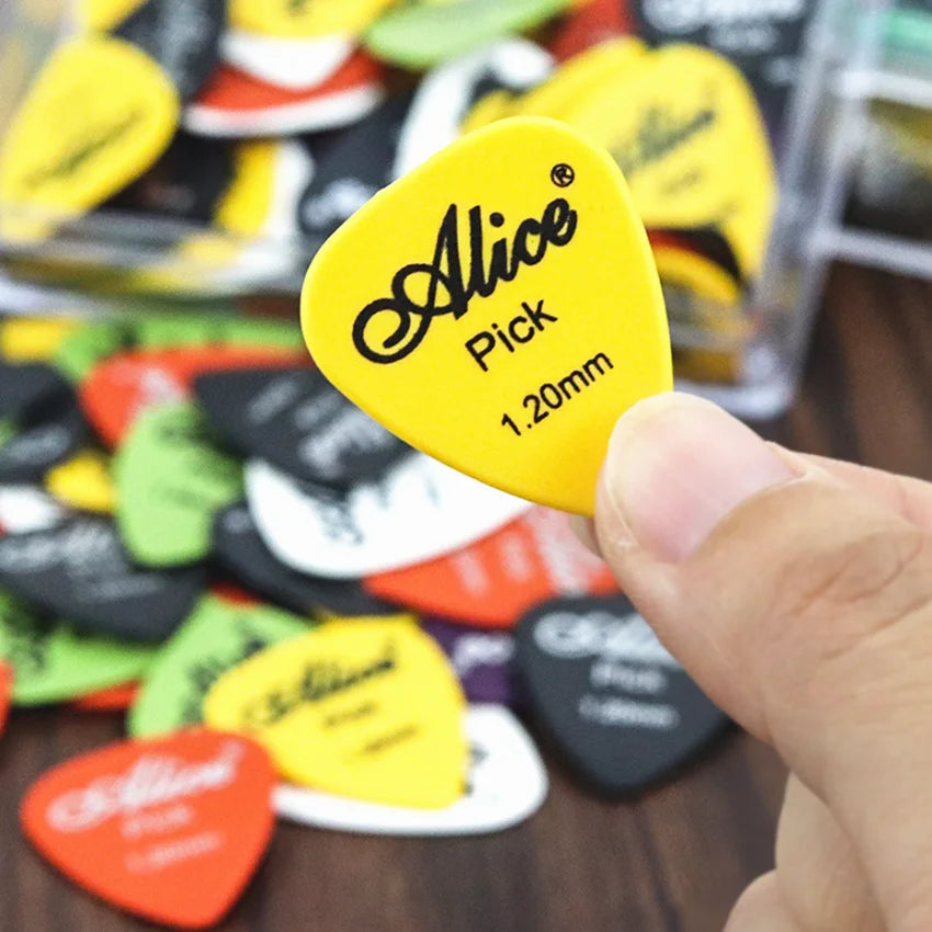 24/30//40/50PCS Matte Guitar Picks Alice Acoustic Electric Bass Plectrum Mediator Guitar Accessories Thickness 0.58 - 1.5 Mm