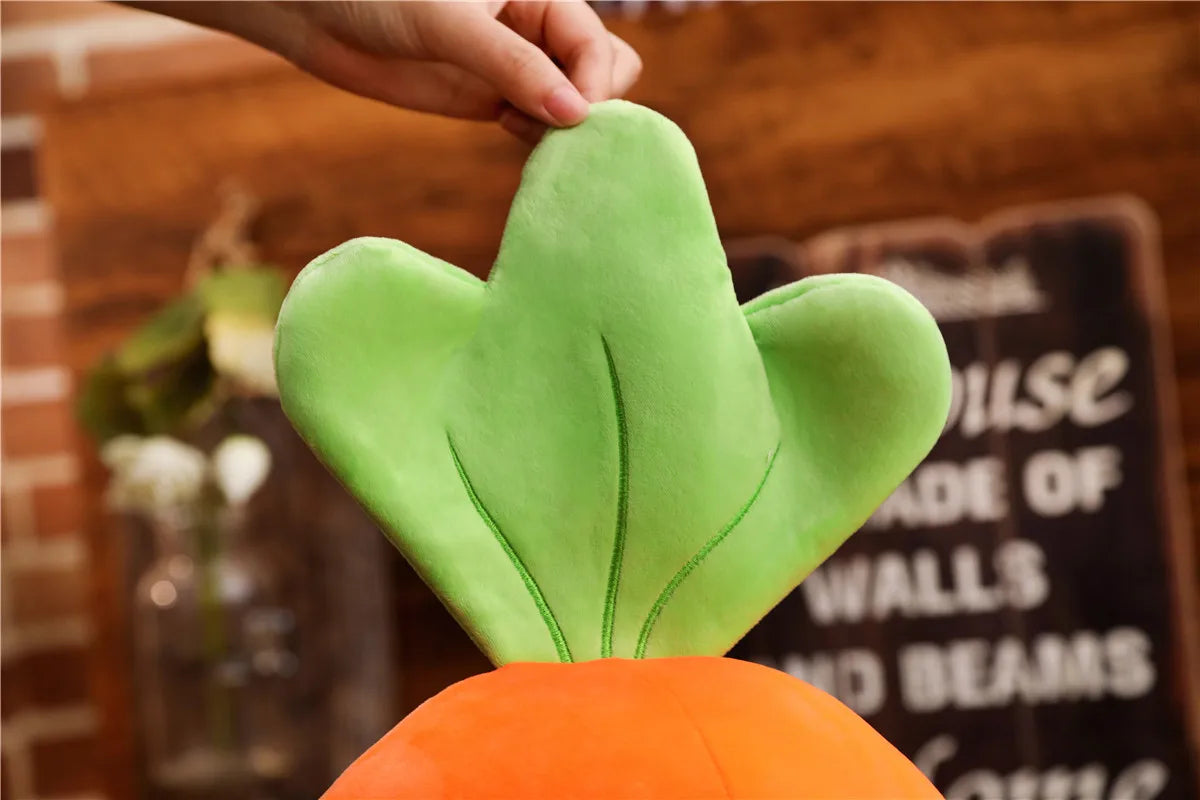 45-110cm Cartoon Plant Smile Carrot Plush toy Cute Simulation Vegetable Carrot Pillow Dolls Stuffed Soft Toys for Children Gift