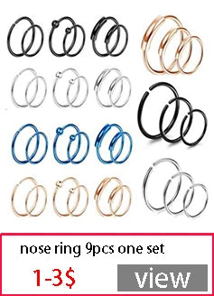 7PCS Tragus Stud Hoop Earring Set Heart Small Stud Set Lobe Piercing Cartilage Stud Helix Jewelry Cz Barbell Piercing Earrings