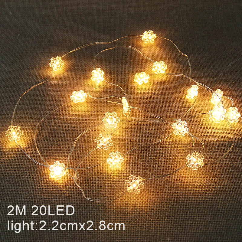 2m String Lights mini Christmas fairy lights LED String light Christmas tree lights xmas decor for home gifts for new year 2025