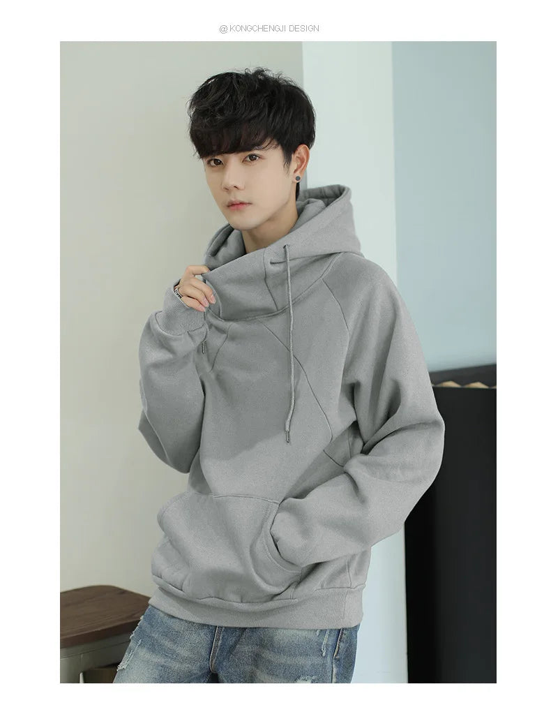 Hoodie Sweatshirt New 2022 Autumn And Winter Hooded Loose Plus Fleece Warm Top Turtleneck Jacket