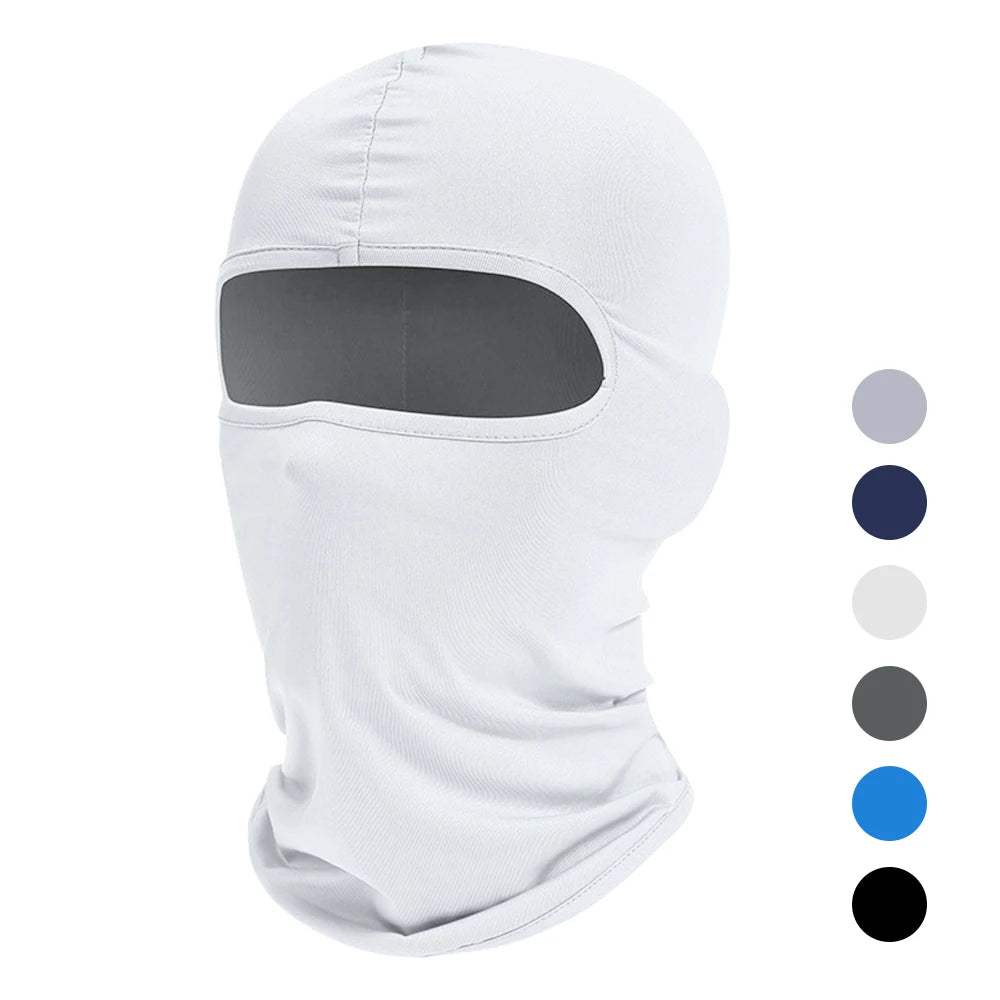 Men's Cycling Cap Balaclava Full Face Ski Mask Hood Hiking Camping Hunting Tactical Airsoft Cap Bike Hats Neck Gaiter