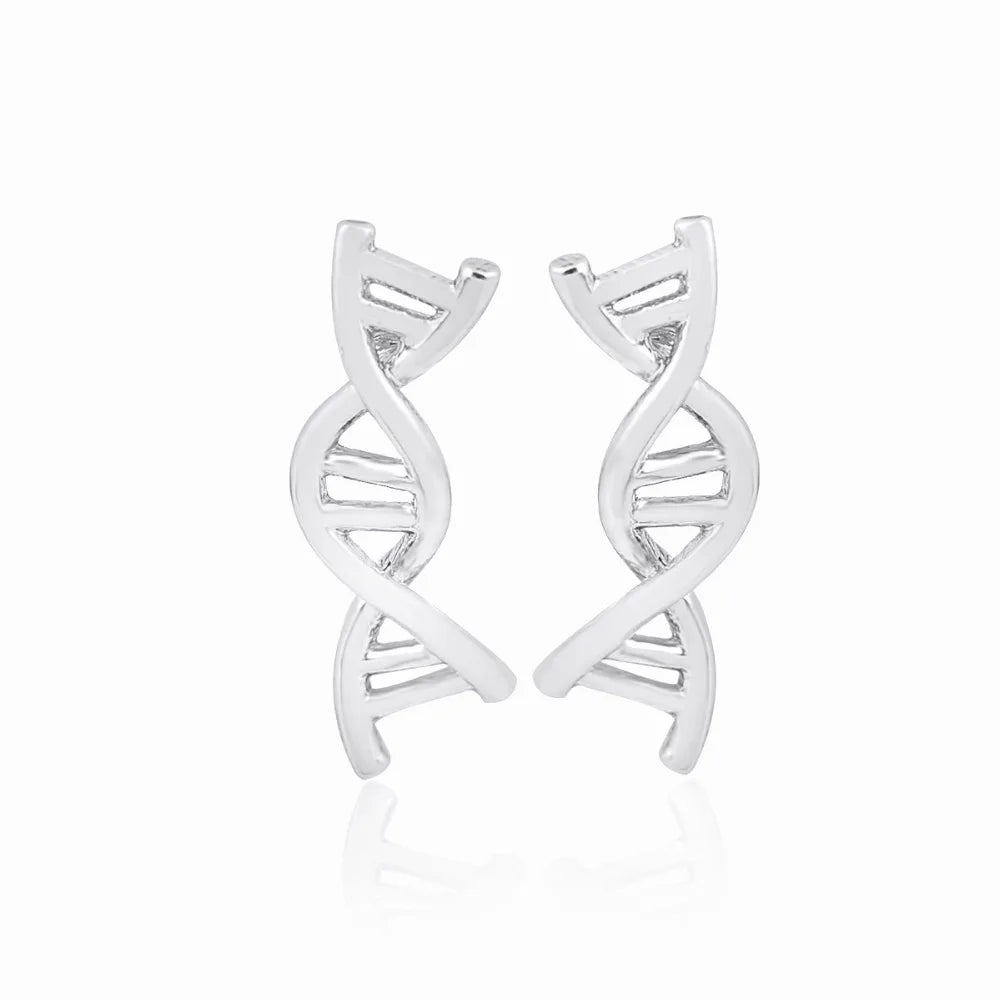 Oly2u New Fashion DAN Jewelry Earrings For Women Chemical molecules ear brincos 2024 DNA Science Stud Earring boucle d'oreille