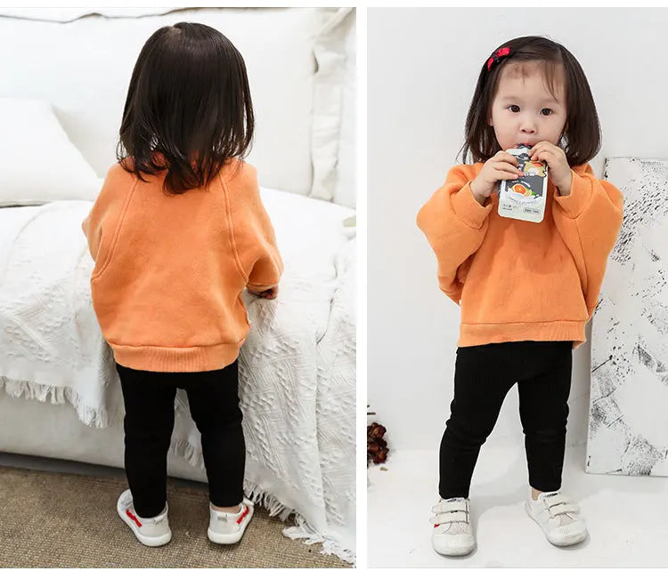 New Baby Girls Boys Leggings Cotton Big PP Pants Spring Autumn Kids Girl Pants Fashion High Waist Long Trousers Children's Pant