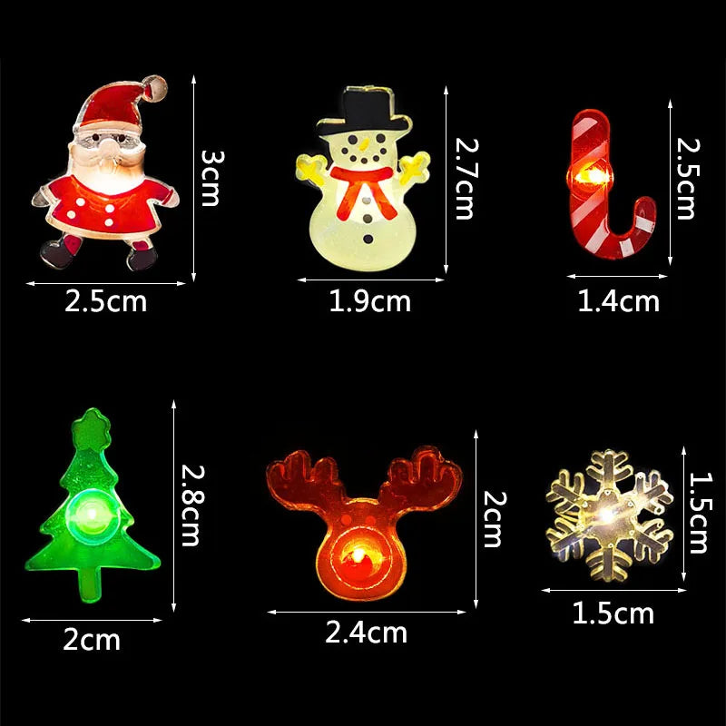 2M 20LED Santa Claus Snowflake LED Light String Christmas Decoration For Home Xmas Tree Ornament 2024 Navidad Kids Gift New Year