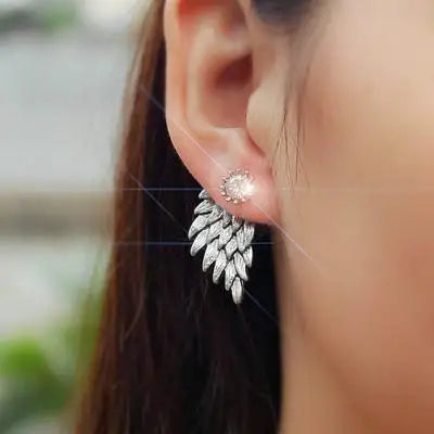 2017 New Simple Fashion Wild Rhinestones Pearl 9 Sets Of Ear Studs Earrings For Women Stud Earrings Pendientes Mujer Moda