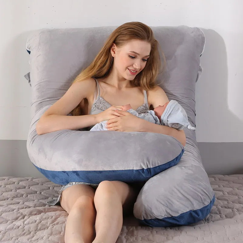 120x70cm Pregnant Pillow for Pregnant Women Soft Cushions of Pregnancy Maternity Support Breastfeeding for Sleep Dropshipping