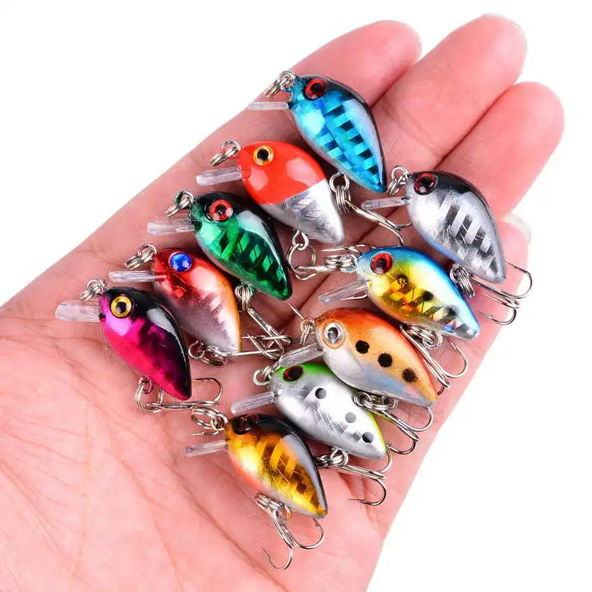 Mixed Fishing Lure Kits Crankbait Minnow Popper Lure Bass Baits wobbler Set Lifelike Fake Fishing bait Tackle