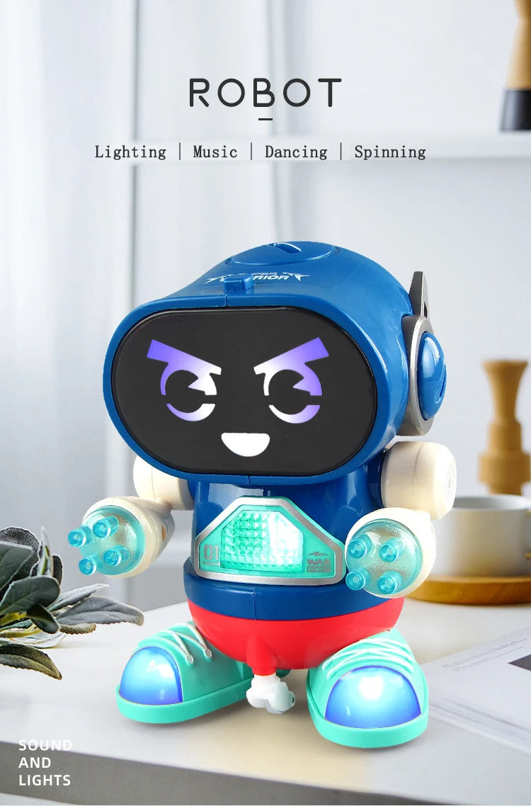 Electronic Pets Robots Dog Toy Music Dance Walk Cute Animals Baby 2 3 4 Years Old Kids Toddlers Learn To Crawl Boy Girl Children