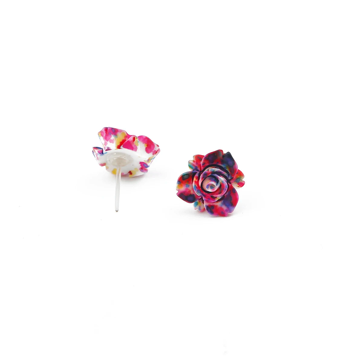 36/18/12Pairs Earrings Mixed Styles Rhinestone Sun Flower Geometric Animal Plastic Stud Earrings Set For Women Girls Jewelry