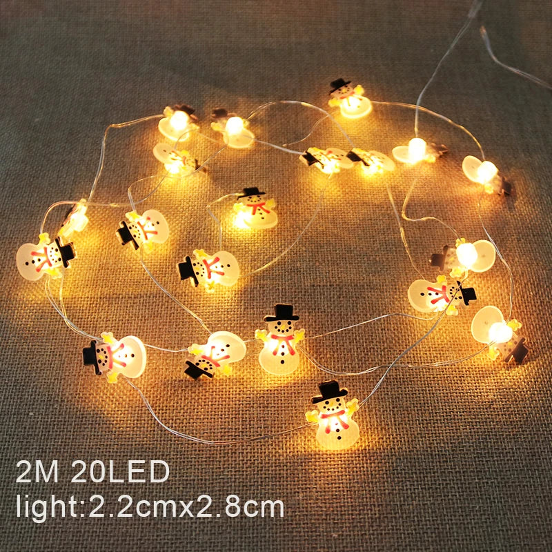 2m String Lights mini Christmas fairy lights LED String light Christmas tree lights xmas decor for home gifts for new year 2025