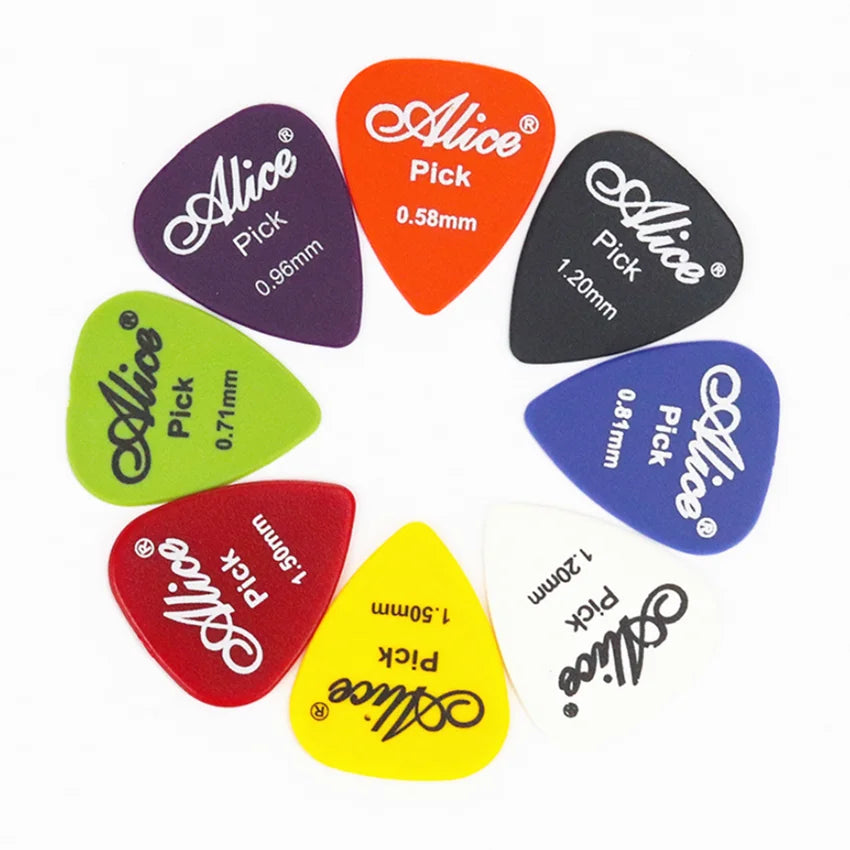 24/30//40/50PCS Matte Guitar Picks Alice Acoustic Electric Bass Plectrum Mediator Guitar Accessories Thickness 0.58 - 1.5 Mm