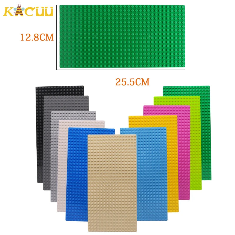 4 Size 33 Styles Plastic Assembly Blocks Base Plates Figures City Classic Toys Building Blocks Baseplates Toys For Children Gift