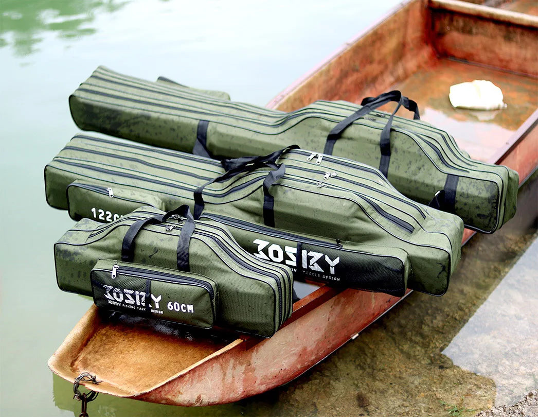 PROXPEHigh Quality Multi-purpose Oxford Cloth foldable Fishing Rod Bags Fishing Pole Tools Fishing Gear Tools 60-150/152/180CM