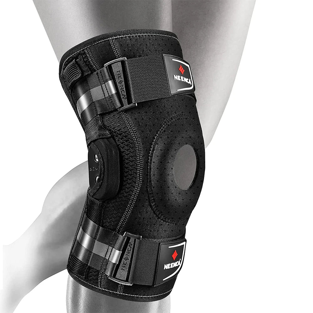 NEENCA Hinged Knee Brace for Knee Pain Knee Support with Side Stabilizers Joint Pain Relief Arthritis Meniscus Tear ACL PCL