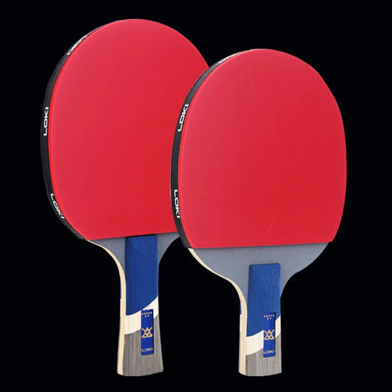 LOKI 9 Star Table Tennis Racket Professional 5+2 Carbon Ping Pong Paddle 6/7/8/9 Star Ultra Offensive with Sticky Rubbers