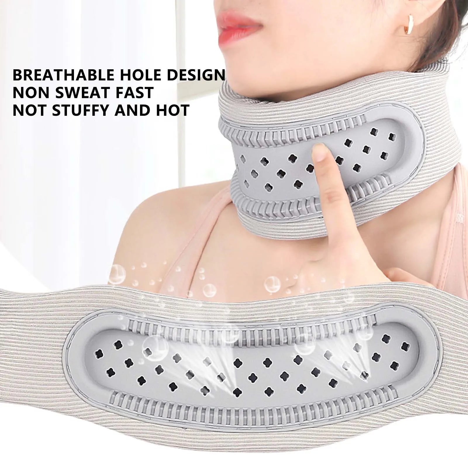 Cervical Sponge Neck Protector Stabilizes & Relieves Pressure in Spine Collar Gift for Friends Family Members