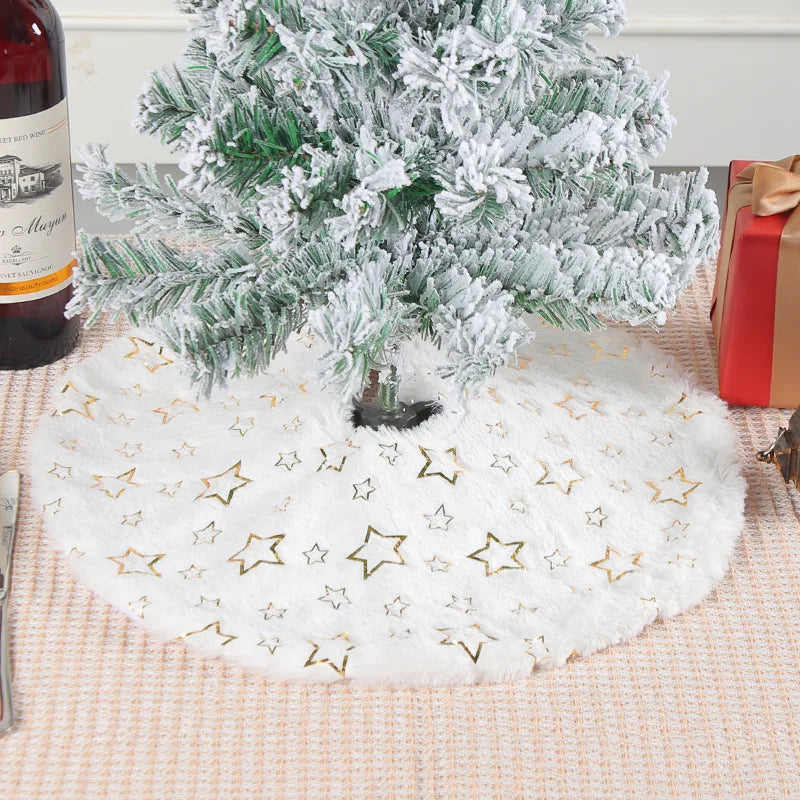 1PC Mini Christmas Tree Skirt Decoration Floor Desktop DIY Christmas Tree New Year Shopping Mall Window Christmas Products