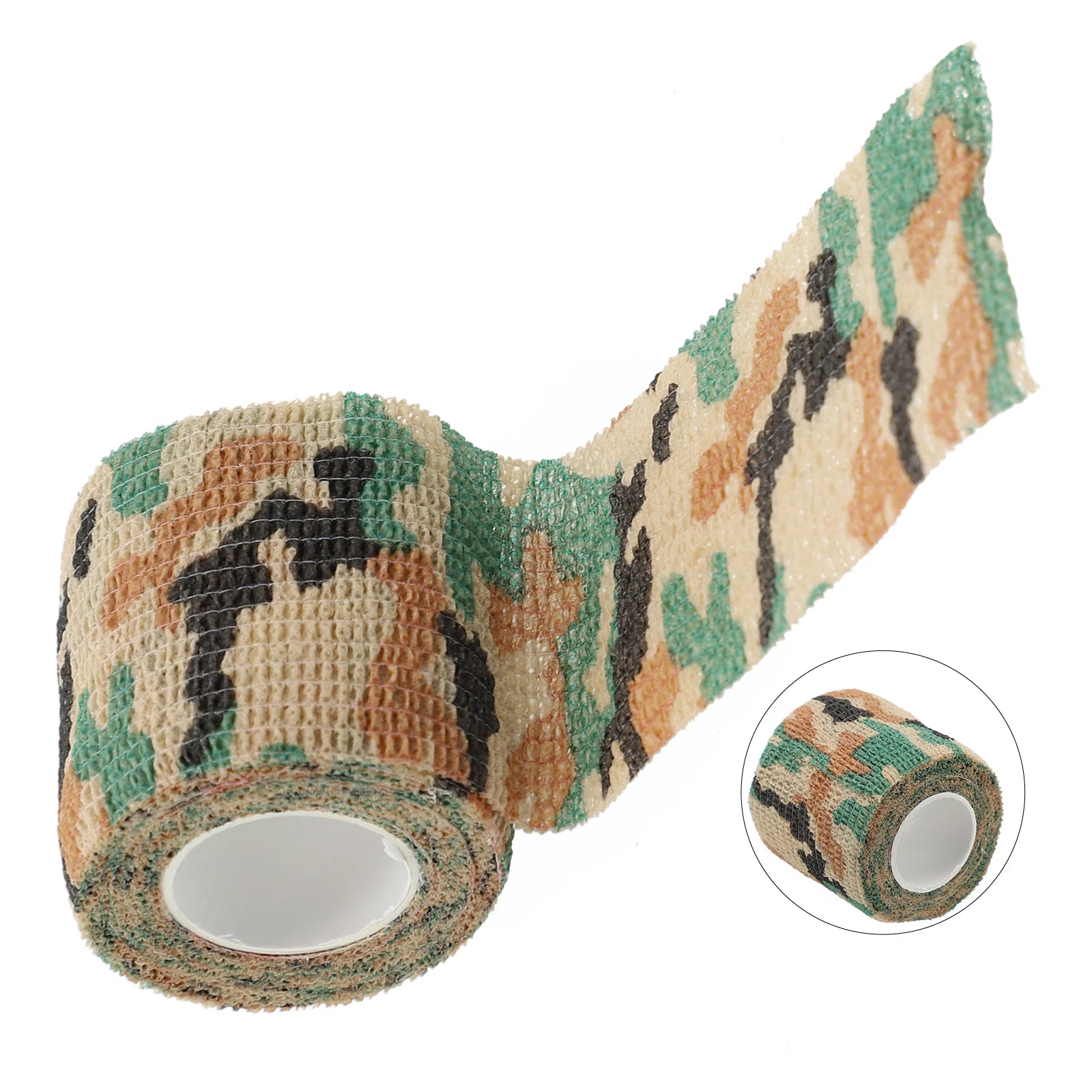 1pc Camouflage Invisible Tape Camo Form Reusable Self Cling Camo Hunting Rifle  Fabric Tape Wrap Outdoor Camping Accessories