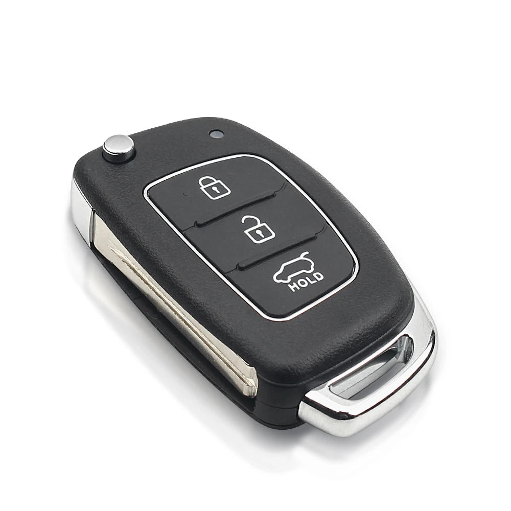 KEYYOU Car Remote Flip Key Fob For Hyundai  Accent Ix35 IX45 I30 Solaris Tucson I20 Santa Fe 433Mhz ID46 Chip