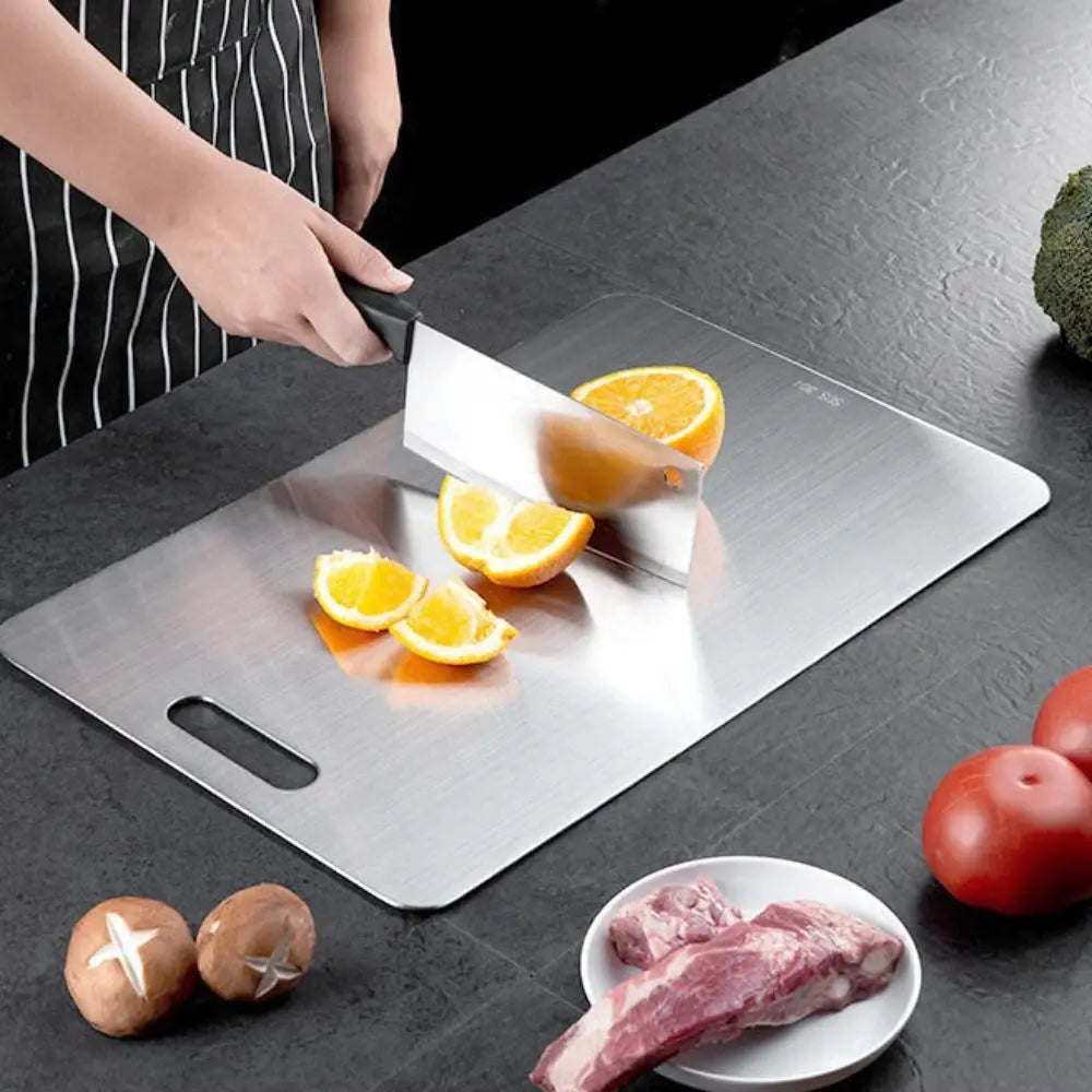 Thickened Stainless Steel Cutting Board Antibacterial and Mildew-proof Household Cutting Board Kitchen Kneading Dough Board