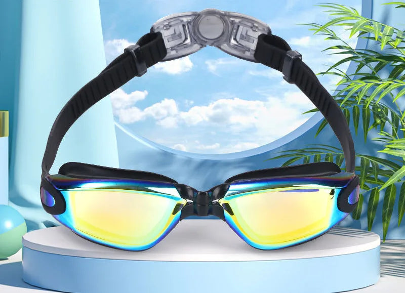 Professional Waterproof Swimming Goggles Anti-fog UV400 Leak Prevention Glasses Children Students Swim Eye Protection Eyewear