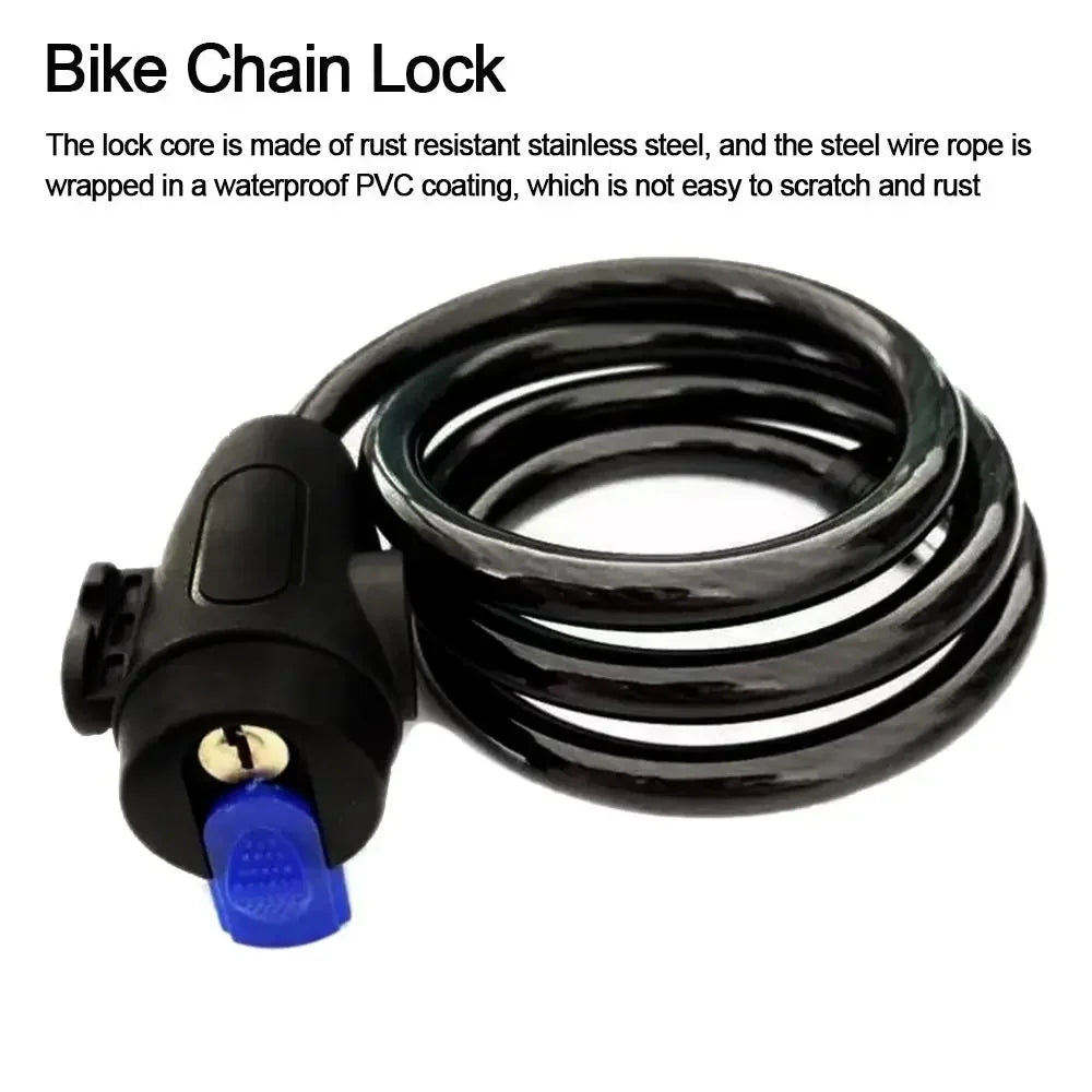 90cm Heavy Duty Strong Motorcycle Padlock Lock Bike Chain Lock Metal Anti-Theft Security Reinforce Bicycle Lock Accessories