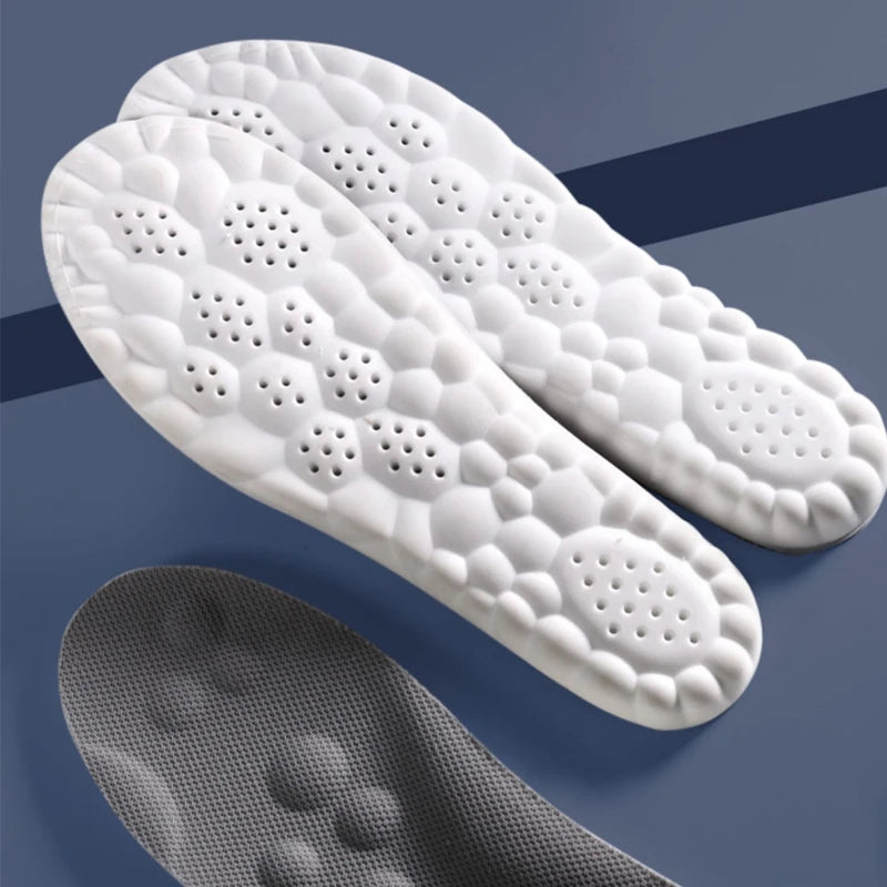 Latex Memory Foam Insoles for Women Men Soft Foot Support Shoe Pads Breathable Orthopedic Sport Insole Feet Care Insert Cushion