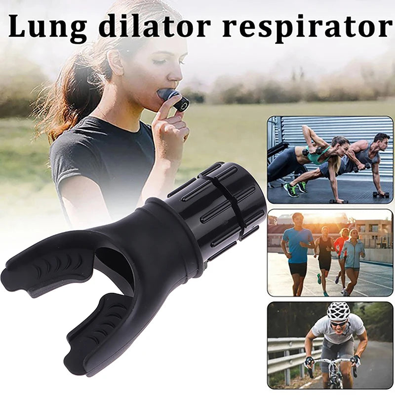 Breathing Trainer Lung Respirator Fitness Equipment Respiratory Silicone High Altitude Training Outdoor Expiratory Exercise Tool