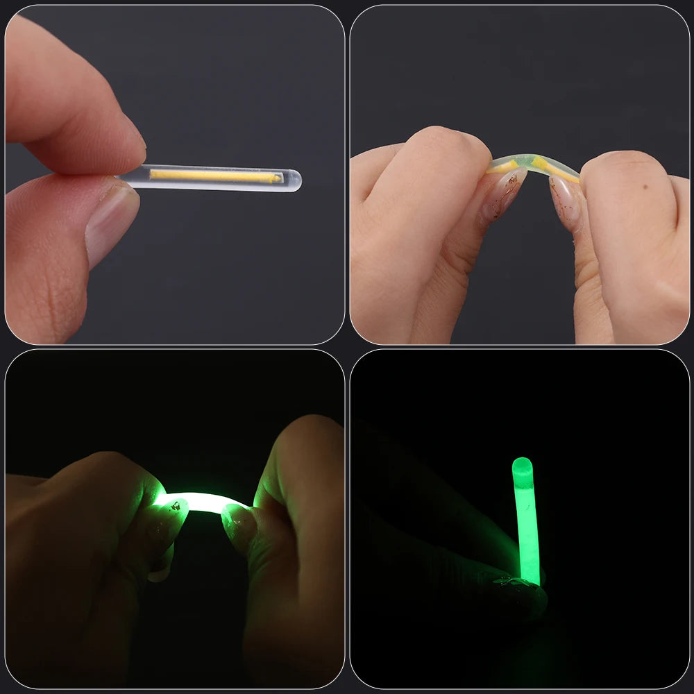 50/100PCS Firefly Fluorescent Rod Light Fishing Floating Rod Light Dark Luminous Rod Outdoor Fishing Fluorescent Rod Light