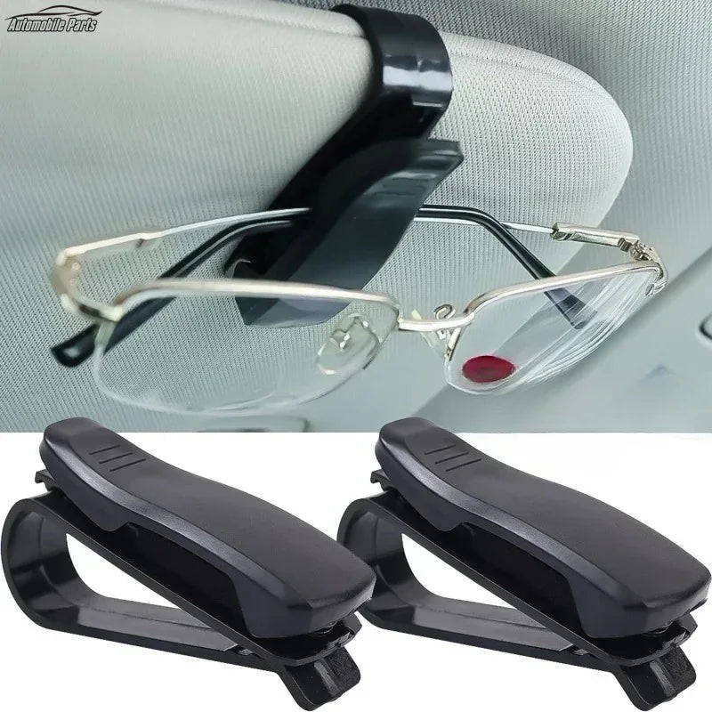 1 Pcs Universal Car Auto Sun Visor Glasses Box Sunglasses Clip Card Ticket Holder Fastener Pen Case Eyeglasses Clips Accessories