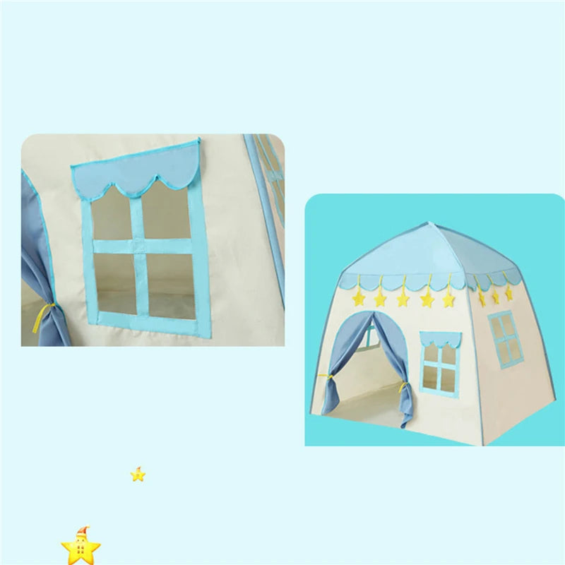 Children's Tent Indoor Outdoor Games Garden Tipi Princess Castle Folding Cubby Toys Tents Enfant Room House Teepee Playhouse