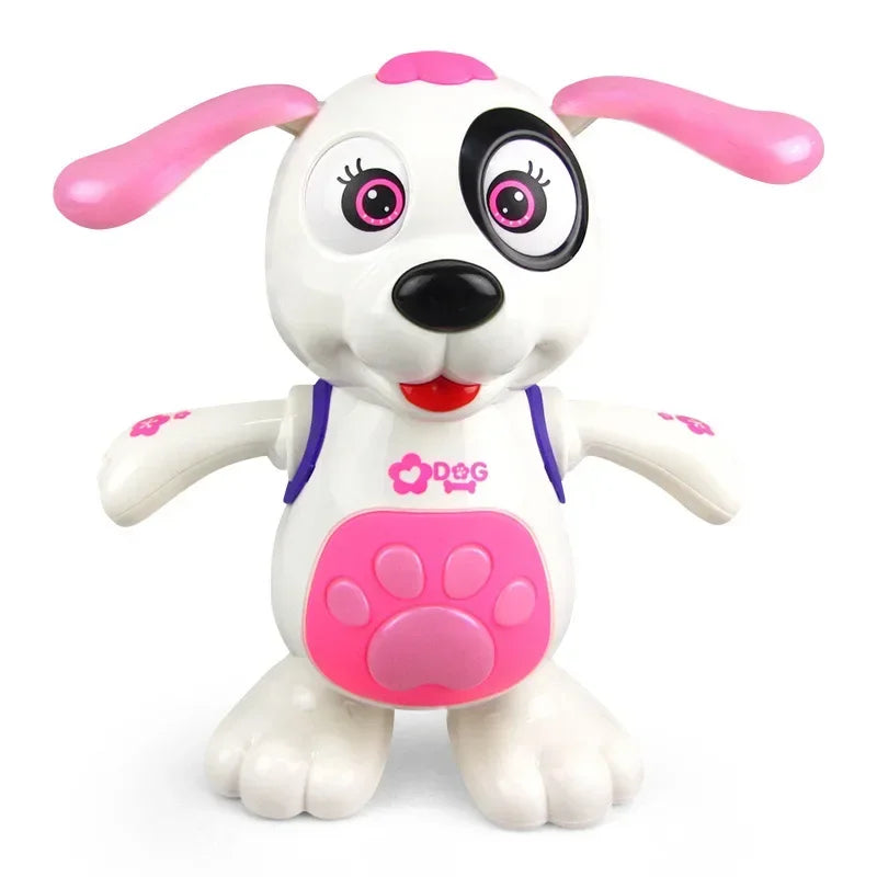 Electronic Pets Robots Dog Toy Music Dance Walk Cute Animals Baby 2 3 4 Years Old Kids Toddlers Learn To Crawl Boy Girl Children