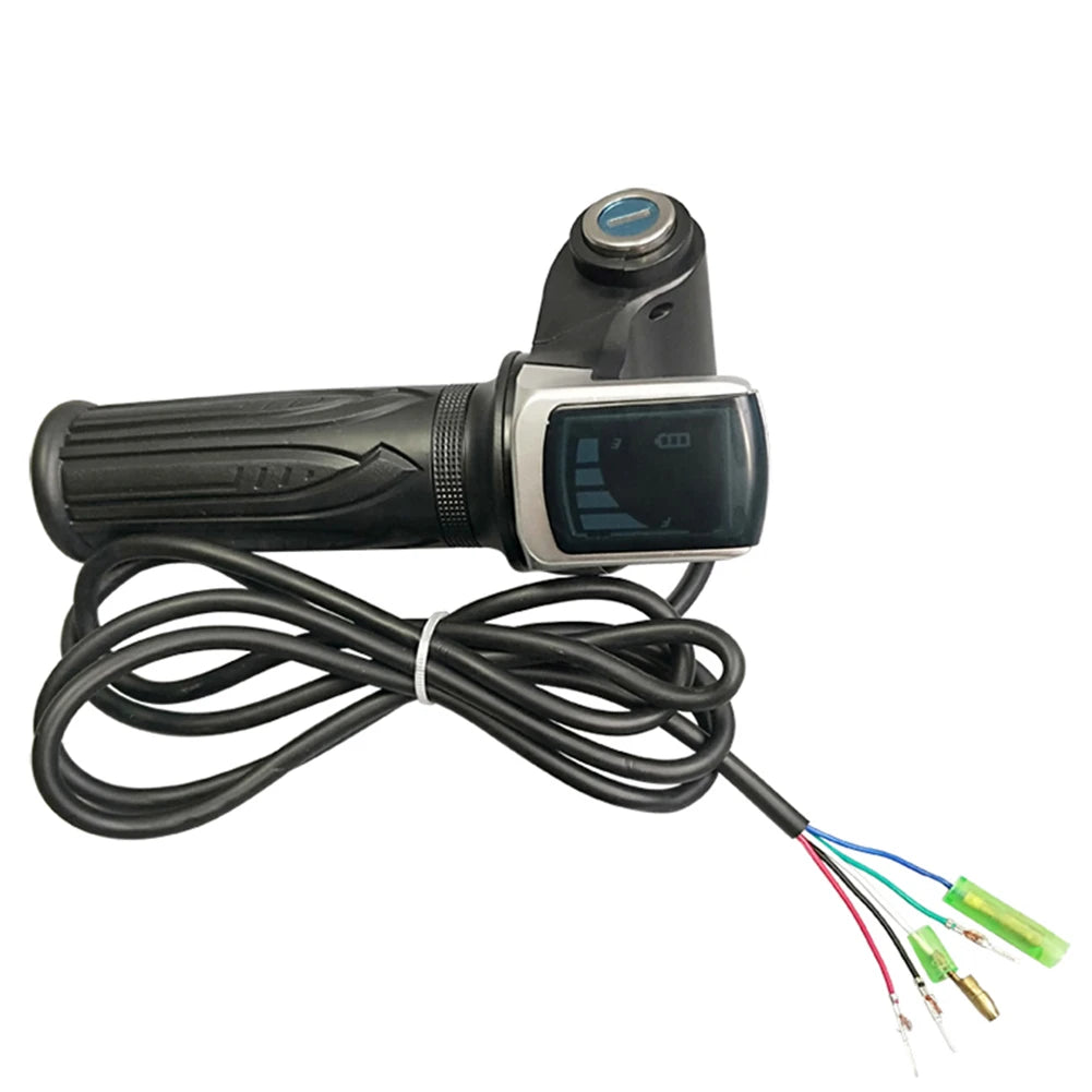 36v48v60v Handlebar Throttle Speed Controller Lcd Display Electric Bicycle Accelerator Accessories