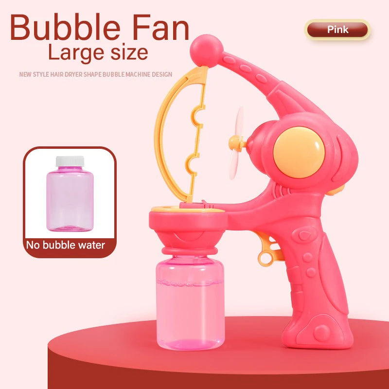 Fully Automatic Bubble Machine Rocket Electric Soap Bubble Gun Boys Girls Toys Children's Day Gift for Outdoor Party Playtime