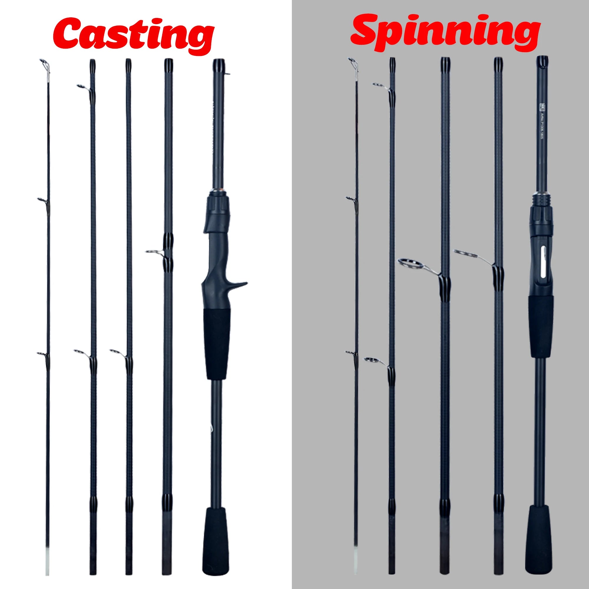 PHISHGER Spinning Baitcasting Travel Carbon Mini Goods For Fishing Rods Casting Weight 5-30g M Fast Ultralight Lure Trout Pole