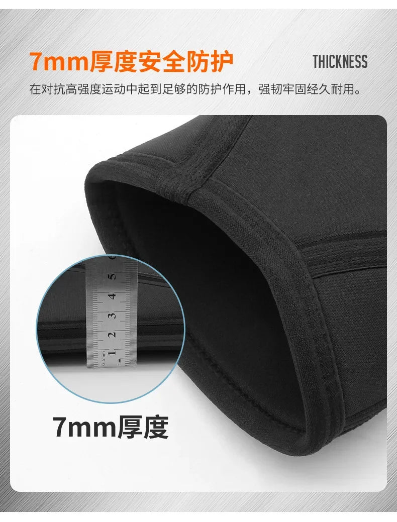 1PCS 7mm Neoprene Knee Sleeves for Weightlifting Compression Knee Brace Support For Squats Crossfit Training Workout