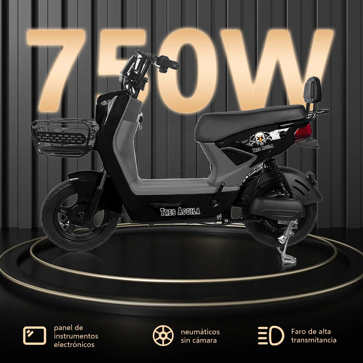 Electric bicycle 55 km/h autonomy 80km Real Uber Eats