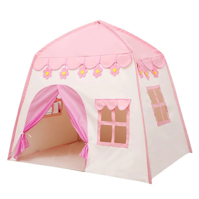 Children's Tent Indoor Outdoor Games Garden Tipi Princess Castle Folding Cubby Toys Tents Enfant Room House Teepee Playhouse