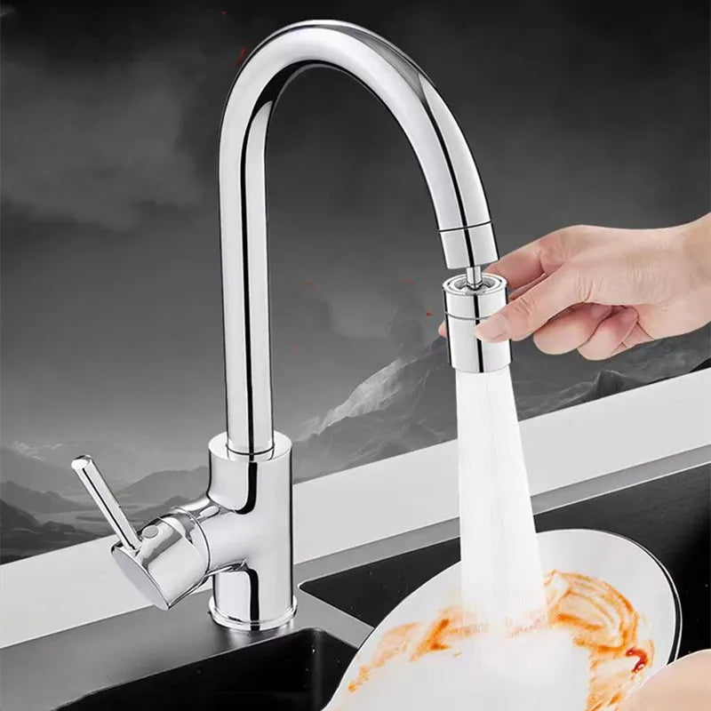 New 2 Mode Kitchen Faucet Spray Head Filter Adjustable 360° Rotary Splashback Tap Nozzle Bubbler Kitchen Sink Faucet Aerator