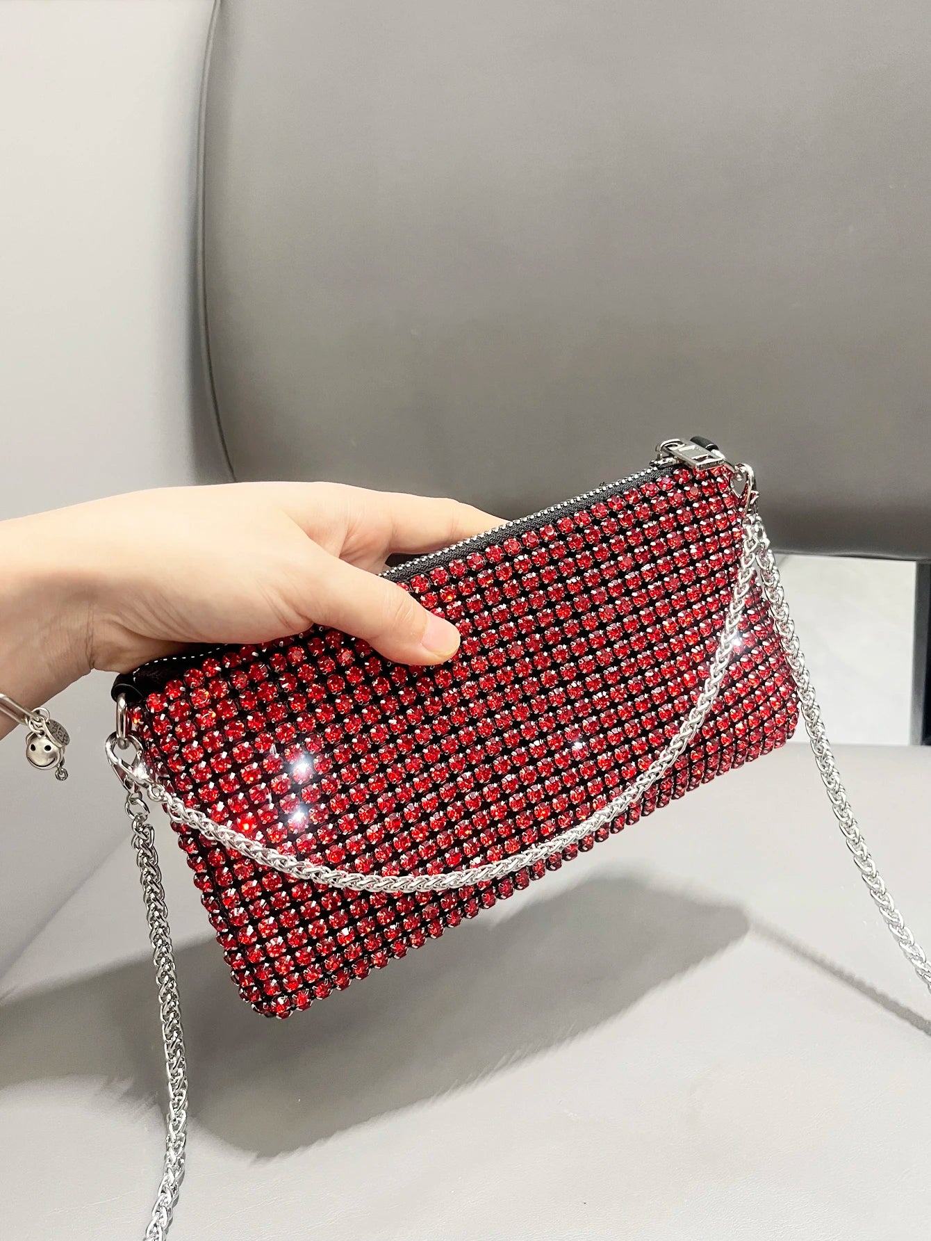 Luxury Designer Rhinestones Clutch Purse Bag for women handle bag Shoulder Bag Purse