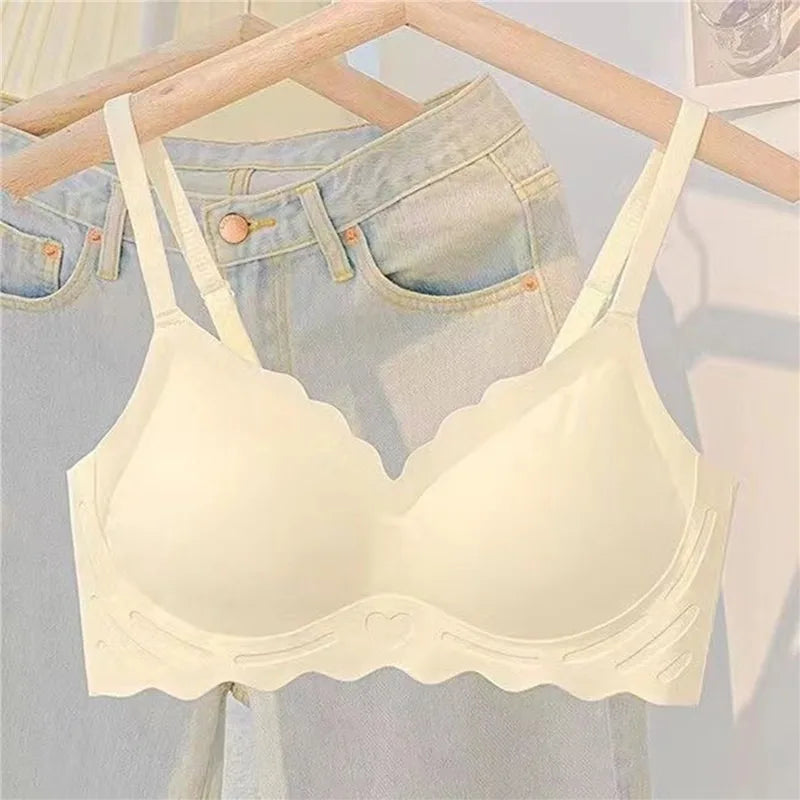 Sexy Seamless Bra Women Comfort Lingerie Sports Padded Tops Sexy Wireless Underwear Soft Bralette Support Bra Thin Intimates