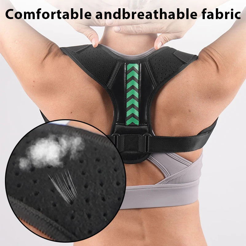 Posture Corrector For Men And Women - Adjustable Upper Back Brace For Clavicle Support | Neck, Back, Shoulder Pain Relief 1PC