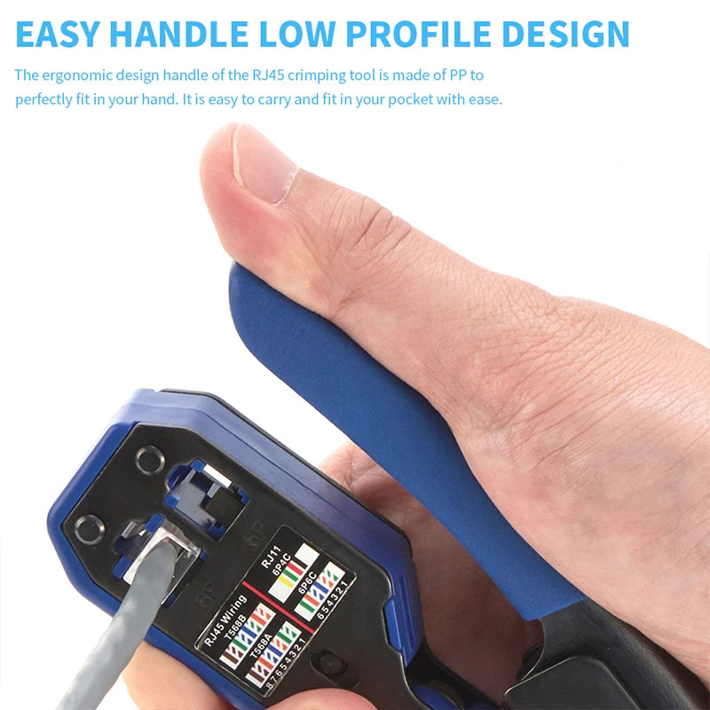 RJ45 crimping tools pliers network cable crimper wire stripper cutter ethernet clip tongs RJ45 RJ12 RJ11 cat6 cat5e cat5